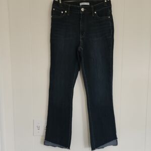 Nine West Dark Wash Flare Jeans